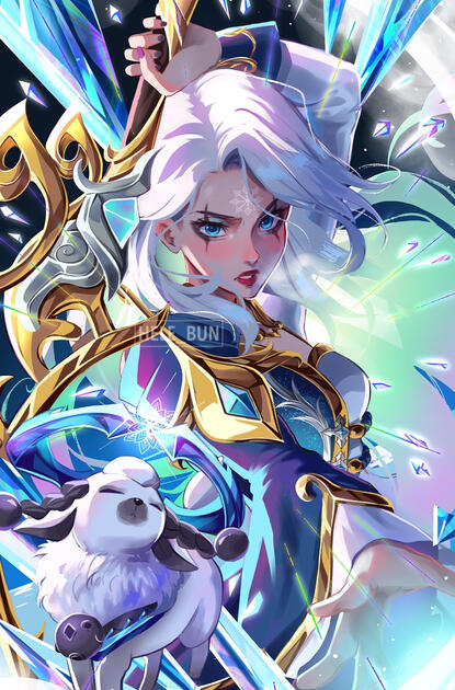 Diana: Illustration for TFT League of Legends, property of Riot Games.